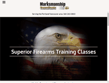 Tablet Screenshot of marksmanshipconsultants.com